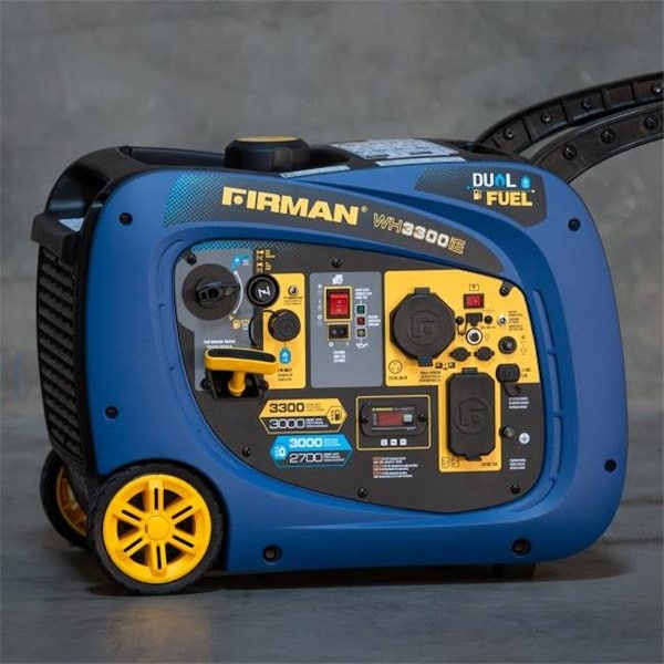 Firman Portable and Inverter Generator, Gasoline/Liquid Propane, 3,000 W/2,700 W Rated, 30/20/8.3/2.1 A FIR-WH03042 - main